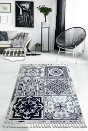 Conceptum Alfombra de Pasillo Multicolor 80 x 100 cm